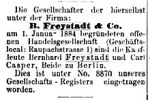 B. Freystadt & Co.
